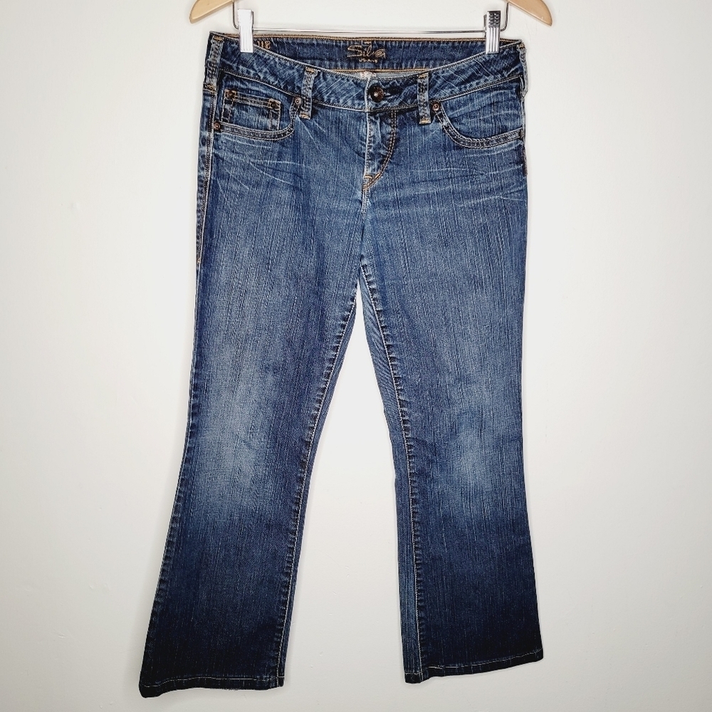 Silver Aiko Bootcut Medium Blue Wash Jeans